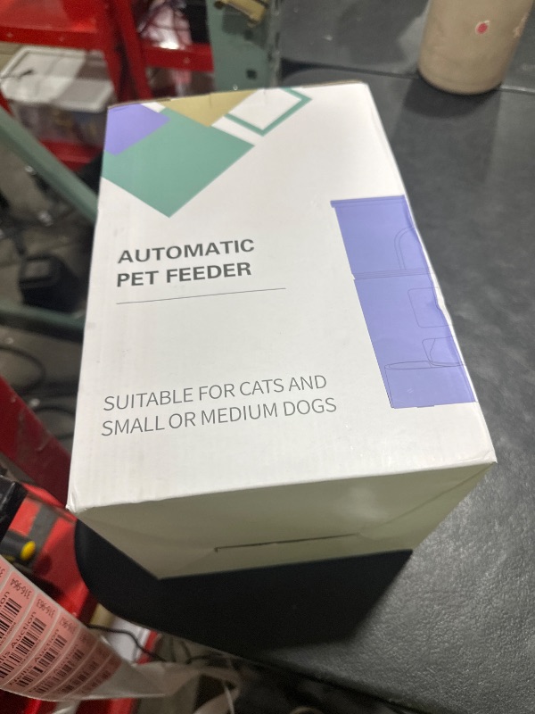 Photo 1 of IMIPAW Automatic Cat Feeders, 3L Timed Cat Dry Food Dispenser, Dual Power Supply, Programmable Portion Size, Auto Pet Feeder for Cats and Small Dogs