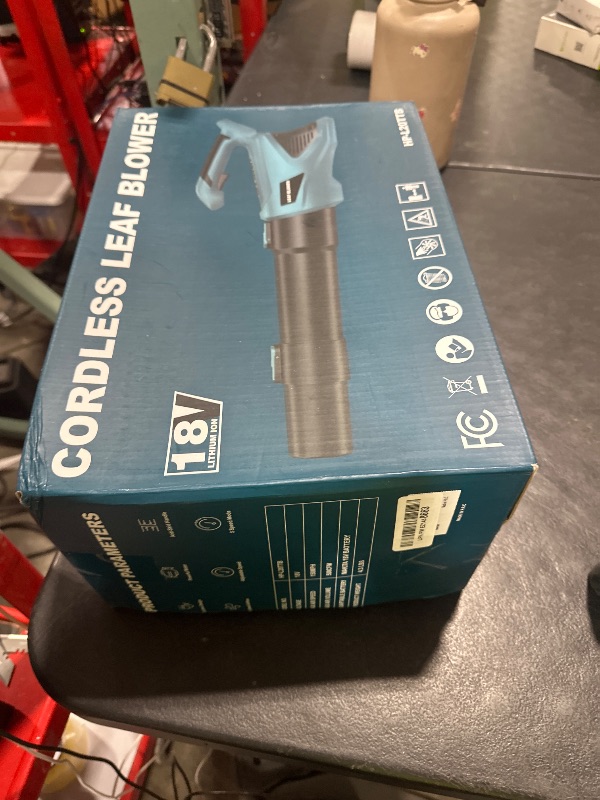 Photo 1 of HEINPRO Cordless Leaf Blower Up to 500CFM Compatible with Makita 18V Battery (Bare Tool), Electric Leaf Blower Cordless with 5 Speed Modes, Handheld Battery Powered Leaf Blowers for Lawn Care