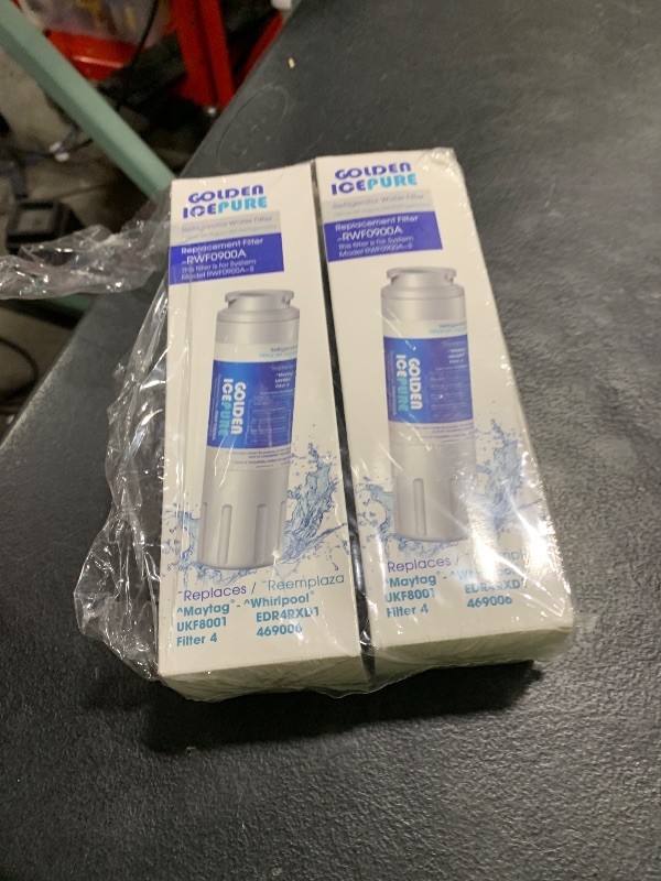 Photo 1 of GOLDEN ICEPURE RWF0900A Replacement for MAYTAG UKF8001, Whirlpool Filter 4 EveryDrop EDR4RXD1, KRFC300ESS01, 46-9006, PUR Puriclean II Replacement Water Filter 3PACK