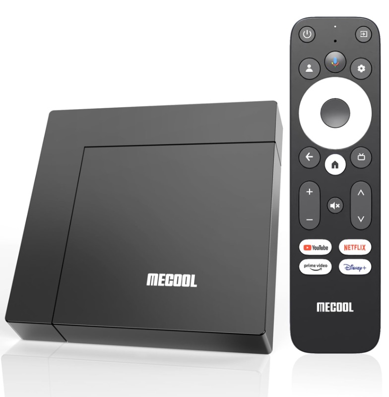Photo 1 of Android TV Box 12.0, MECOOL KM9PRO MAX Smart TV Box 2GB 32GB Certification Netflix Google Assistant Dolby Audio, GTV TV Box 4K Support AV1 HDR 4K 2.4G 5.0G WiFi5 BT5.0