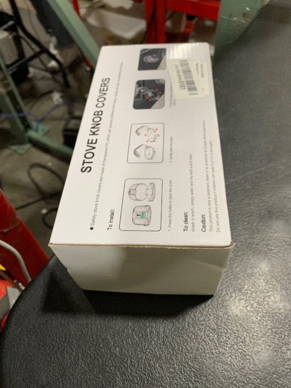 Photo 1 of Mom's Choice Gold Awards Winner - Stove Knob Covers for Child Safety (5 + 1 Pack) Double-Key Design and Upgraded Universal Size Gas Knob Covers Clear View Childproof Oven Knob Covers for Kids and Pets