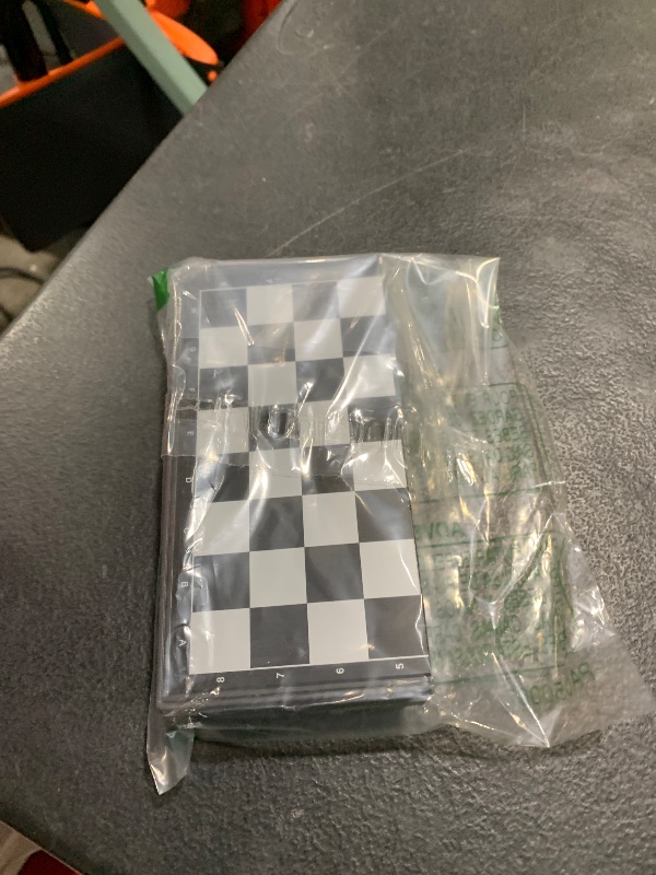Photo 1 of Travel Chess Set Magnetic Portable Folding Board - Small Mini Pocket Chess Set (X-Small / 5.9 Inch)