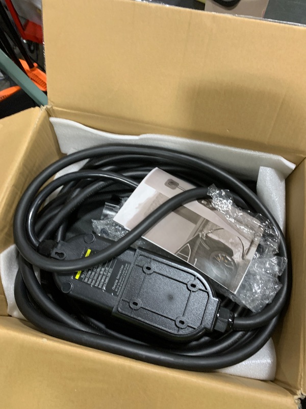 Photo 1 of SubSun Universal Portable Level 2 EV Charger 50Amp 240V Electric Car Charger for All North American EVs Includes J1772 and Tesla, 25FT EV Charging Cable with NEMA 14-50 Plug (with Tesla Adapter)