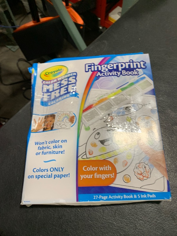 Photo 1 of Crayola Color Wonder Mess Free Fingerprint Ink Painting Activity Set, Finger Painting Alternative, Toddler Coloring, Travel Activity, Gift for Toddlers