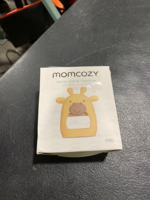 Photo 1 of Momcozy Baby Teether Toys | Baby Teething Toys | Baby Teething Relief | Food Grade Silicone Teether Baby Toys | Baby Teether 0-6 Months | Teething Toy 6-12 Months | Baby Essential | Yellow