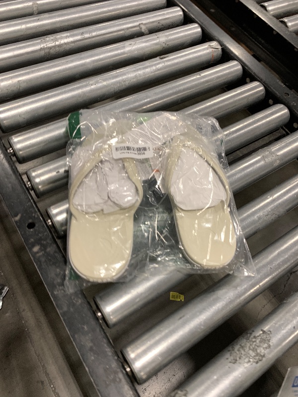 Photo 1 of Crocs Unisex Crocband Flip Flops, Bone, 7 Men/9 Women