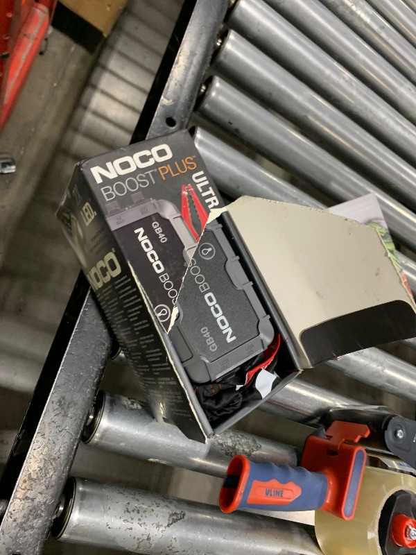 Photo 1 of NOCO Boost GB40: 1000A UltraSafe Jump Starter – 12V Lithium Battery Booster Pack, Portable Jump Box, Power Bank & Jumper Cables - for 6.0L Gas and 3.0L Diesel Engines