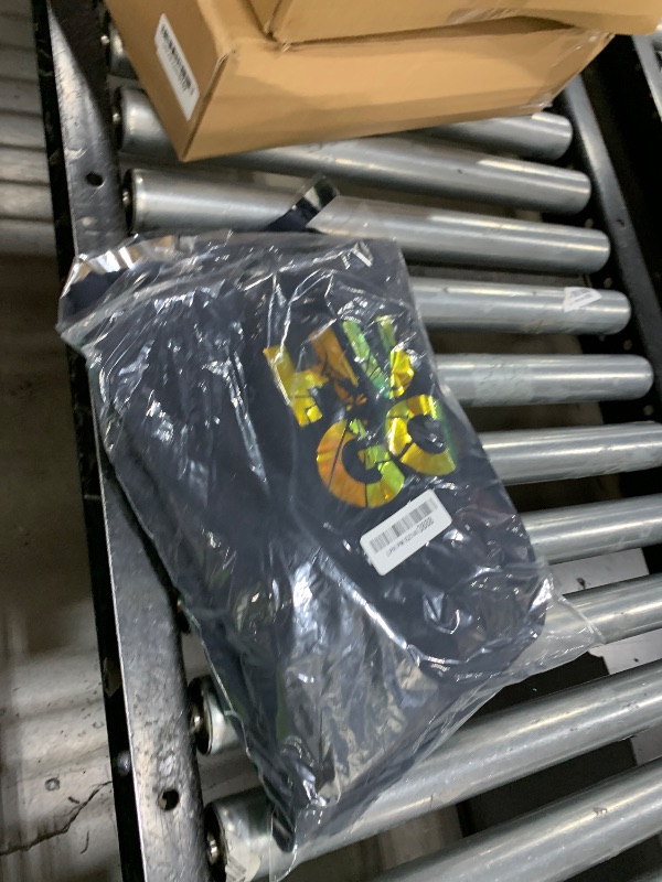Photo 1 of Stack Logo Hooded Sweatshirt, black crow, XL