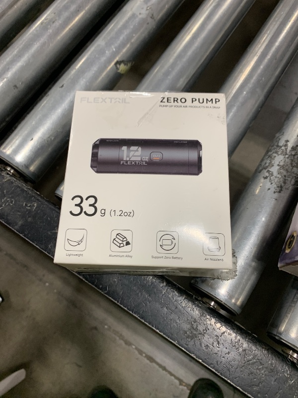 Photo 1 of FLEXTAILGEAR Zero Pump Air Pump for Inflatables, 1.2 oz Ultra-Mini Electric air Pump Portable Air Mattress Pump, Rechargeable Air Pump for Pool Floats Air Bed Air Mattress