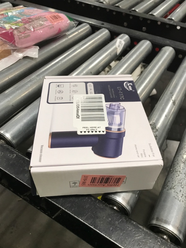 Photo 1 of KMM Handheld Car Vacuum Cleaner, 9000Pa Vacuum Cleaner and Air Duster, 120W High Power Hand Held Vacuum with LED Light and Multi-Nozzles for Car, Home, Office, Pet