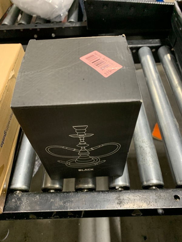 Photo 1 of Portable Hookah set with everything - Black Hookah Set 2 Hose Hookahs – LilOne 12” Black Mini Hookah 2 Hose Hookah Set with 50x Foil Sheets, Clay Bowl 10x Disposable Tips and Sisha Tongs