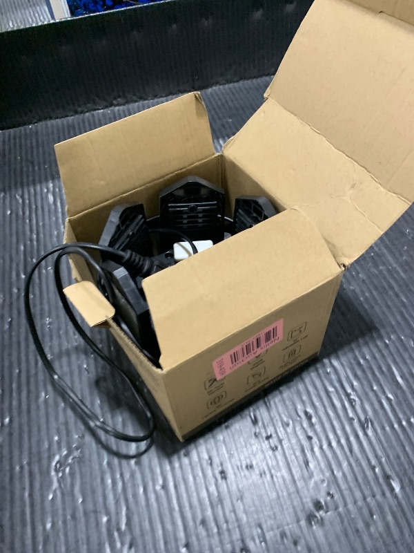 Photo 1 of SEOBIOG Plug in Garage Light, 200W 20000LM Linkable Shop Light with On/Off Switch, 6500K Hanging LED Lights with 9.84ft Power Cord and US Plug, for Garage, Workshop,Work Bench