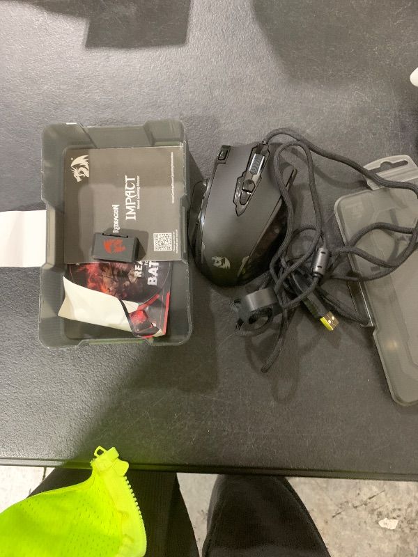 Photo 3 of Redragon M913 Impact Elite Wireless Gaming Mouse, 16000 DPI Wired/Wireless RGB Gamer Mouse with 16 Programmable Buttons, 45 Hr Battery and Pro Optical Sensor, 12 Side Buttons MMO Mouse