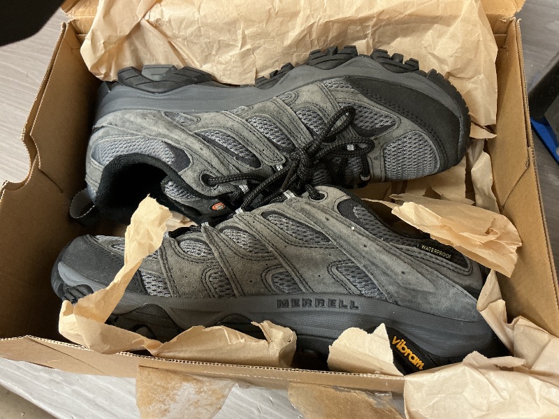 Photo 1 of Merrell Men's Moab 3 WP Hiking Shoe, New Granite, 10.5 Wide