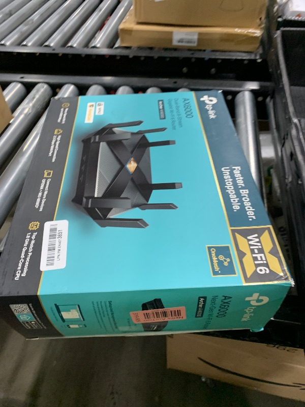 Photo 1 of TP-Link AX6000 WiFi 6 Router(Archer AX6000) -802.11ax Wireless 8-Stream Gaming Router, 2.5G WAN, 8 Gigabit LAN Ports, MU-MIMO, 1.8GHz Quad-Core CPU