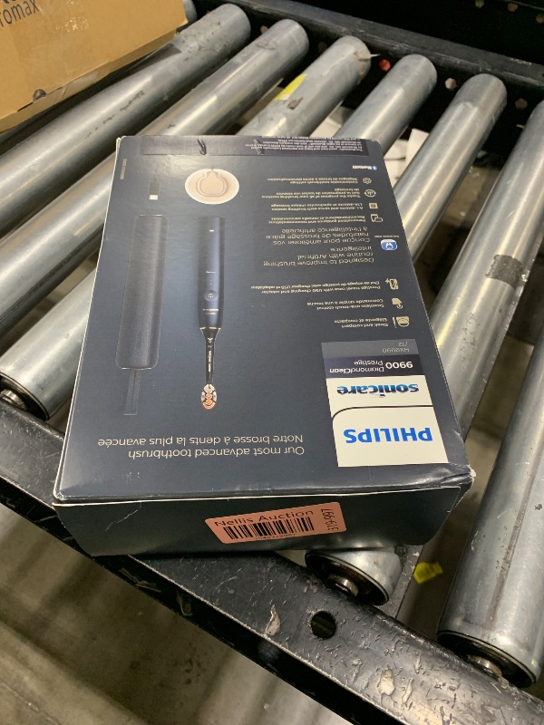 Photo 1 of Philips Sonicare DiamondClean 9900 Prestige Electric Toothbrush - with SenseIQ Technology and Advanced AI App, 5 Brushing Modes, 3 Intensity Levels, Charging Travel Case,Midnight Blue, Model HX9990/12