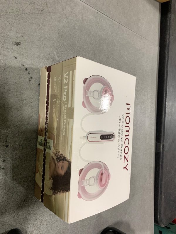 Photo 1 of Momcozy Breast Pump V2 Pro Ultra-Lightweight, Hands-Free & Portable Wearable Pump with Upgraded Integrated DoubleFit Flange, Quiet & Leak-Proof Electric Pump, 3 Modes|9 Levels, 17/19/21/24mm