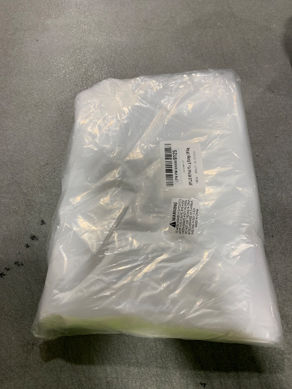 Photo 1 of WFPLUS 100 Pack 18 x 24 inch 1 Mil Clear Plastic Flat Poly Bags Clothing Merchandise Bags for Food Bread Dough Clothes Packaging Storage Gift Bag Shipping T-Shirts Pants