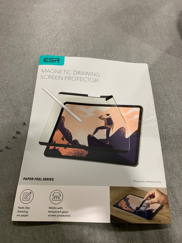 Photo 1 of ESR for iPad Pro 13 Inch M4 Paper-Feel Magnetic Screen Protector 2024, Write and Draw Like on Paper, Detachable and Reusable, Compatible with Tempered Film, Matte Finish