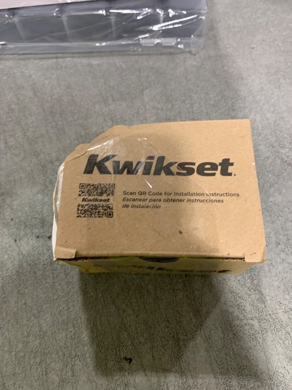 Photo 1 of Kwikset 660 Deadbolt Deadbolt Lock, Satin Nickel Round Exterior Keyed Front Entry Door, Pick Resistant SmartKey Rekey Security, Single Cylinder Dead Bolt, with Microban Protection
