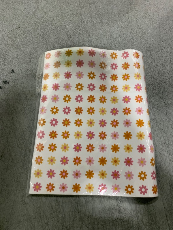 Photo 1 of 2400Pcs Boho Themed Daisy Stickers, Colorful Self-Adhesive Stickers, Daisy Flower Stickers for Envelopes Scrapbook Gifts DIY