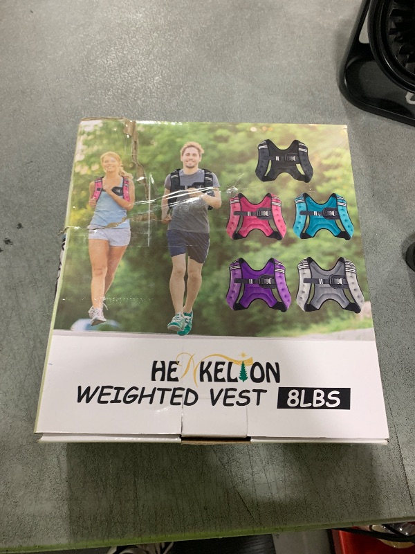 Photo 1 of Henkelion Weighted Vest Weight Vest for Men Women Kids Weights Included, Body Weight Vests Adjustable for Running, Training Workout, Jogging, Walking