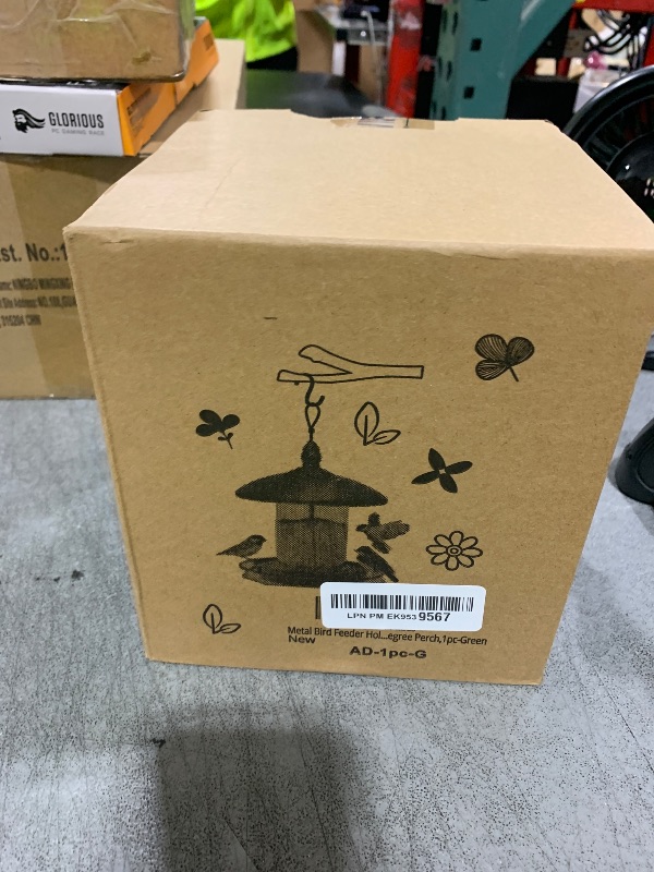 Photo 1 of Bird Feeder for Outdoors - 360° Feeding Perch. Green