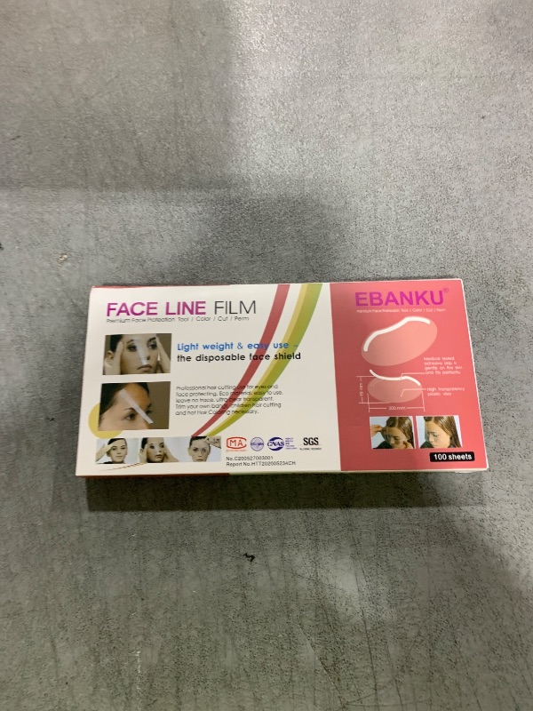 Photo 1 of 100 PCS Microblading Makeup Shower Face Shields Visors, Disposable Face Shields Masks for Hairspray Salon Supplies and Eyelash Extensions Eye Eyelid Surgery Aftercare