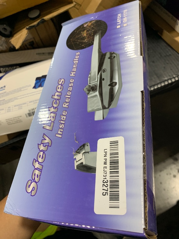 Photo 1 of SIWRDTG Walk in Cooler Door Closer Complete Latch Kit, Walk in Cooler Door Handle Radial Latch, Freezer Door Handle with Solid Metal Interior Release Handle (Base Height 3.5inch)
