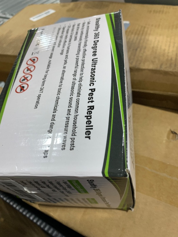 Photo 1 of Ultrasonic Rodent Repellent Plug in, Indoor Pest Control for Mice Squirrel Rat Roach Spider Repelling, Electronic Plug in for House Kitchen Garage Basement with Mouse and Rat Repeller