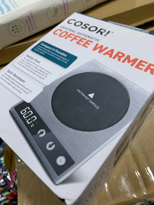 Photo 1 of COSORI Coffee Mug Warmer for Desk, Digital Cup Heater, Coffee & Christmas Gifts, 1°F Precise Temperature Control, Touch Tech & LCD Digital Display (77-194?), 304 Stainless Steel