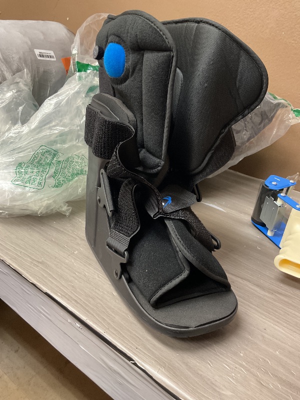 Photo 1 of United Ortho USA14111 Short Air Cam Walker Fracture Boot, Extra Small, Black