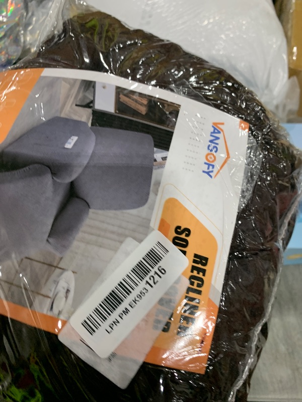 Photo 1 of VANSOFY Recliner Chair Cover, 3-Pieces Stretch Recliner Covers for Recliner Chair Soft Reclining Chair Slipcover Furniture Protector for Dogs Cats(Chocolate)