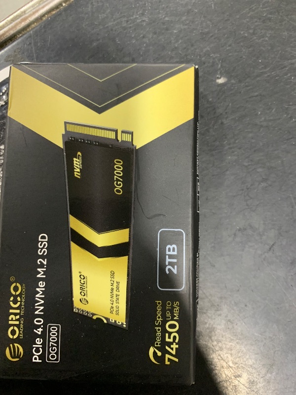 Photo 1 of ORICO OG7000 2TB PCIe Gen4 NVMe SSD, Up to 7400MB/s, 8-Channel Controller, Graphene Thermal Solution, Ideal for 4K Video Editing, 3D Rendering, Content Creation, Compatible with PS5 and PC