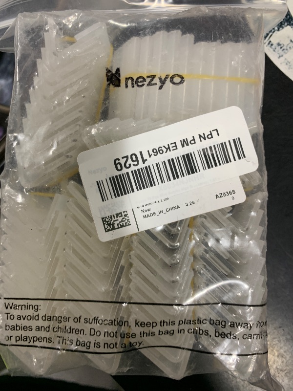Photo 1 of Nezyo 70 Pcs Mini Acrylic Sign Display Holder L Shape Tag Label Stands Clear Price Acrylic Tag Holder for Name Counter Top Retail Card Store Table Display, 1.57 x 0.79 Inch/ 4 x 2 cm