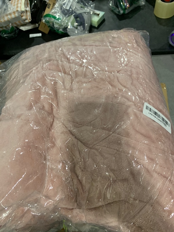 Photo 1 of Sealy Electric Blanket Wearable with Foot Pocket, Electric Snuggle Blanket with Sleeves, Flannel & Sherpa Heating Throw with 6 Heat Settings & 2-10 Hours Auto Shut Off, 50 * 70"+18", Pink