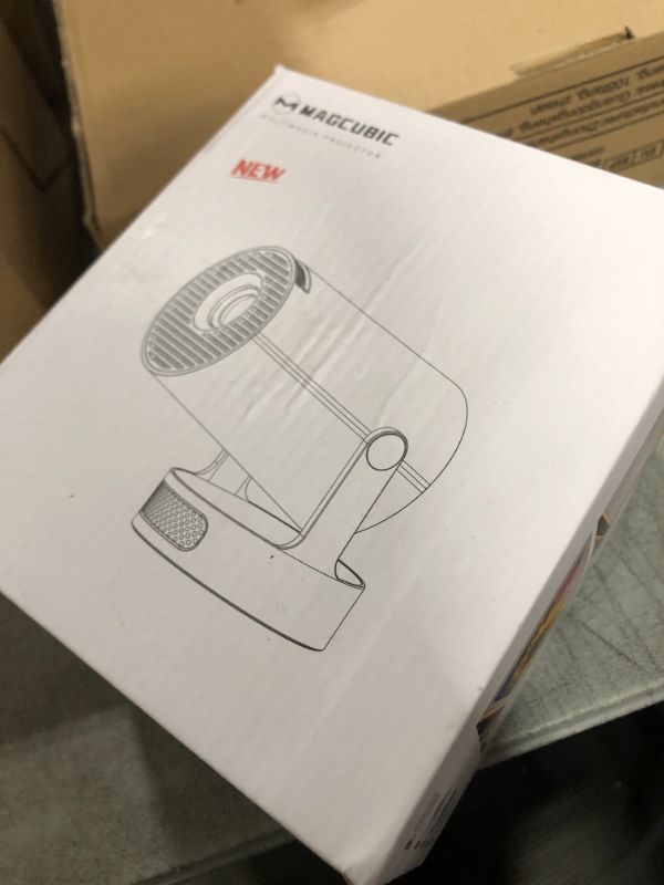 Photo 1 of Magcubic Mini Projector 4K support with WiFi 6 and Bluetooth 5.4, 5w Soundbase Speaker, Auto Vertical Keystone 180°Rotatable Portable Proyector for Home Bedroom Outdoor HY300Pro+