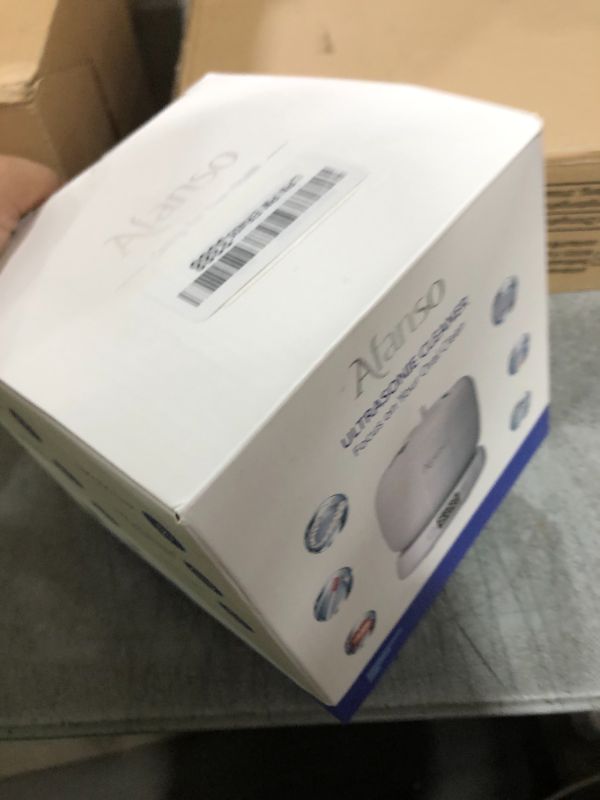 Photo 1 of Ultrasonic Retainer Cleaner, 50kHz Retainer Cleaner Machine for Dentures, Aligners, Mouth Guards, Braces, Jewelry, 4 Modes Digital Ultrasonic Cleaners with Removable Base and Top Cover