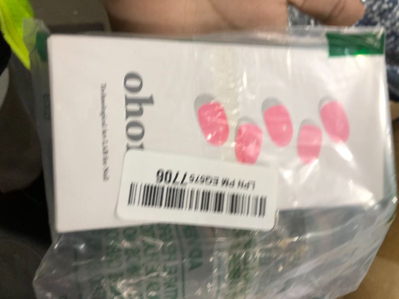 Photo 1 of ohora Semi Cured Gel Nail Strips (N Tint High-Teen) - Pink, Tint, Works with Any UV/LED Lamps, Salon-Quality, Long Lasting, Easy to Apply & Remove - Includes 2 Prep Pads, Nail File & Wooden Stick