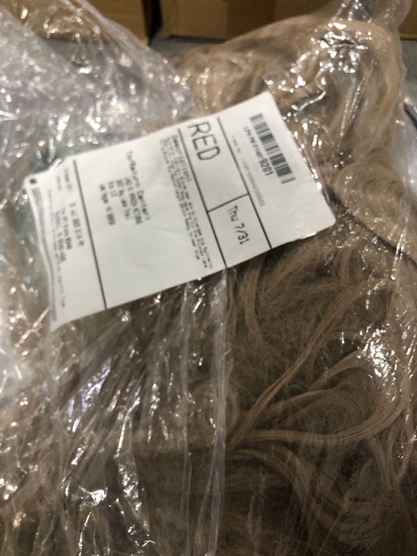 Photo 1 of mytonecoo Highlight Blonde Wear and Go Glueless Wig Synthetic Lace Front Wigs for Women Body Wave Pre Cut Pre Plucked Lace Dirty Blonde Wig Medium Length 20inch Ready to Wear Wigs