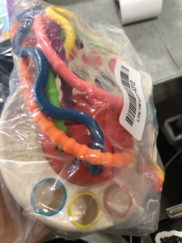 Photo 1 of Tiyol Montessori Toys, Silicone Pull String Activitys, Developmental Pulling Baby Sensory Toy, Car Seat Airplane Travel Toddler Boy &Girl Infant Birthday Gifts