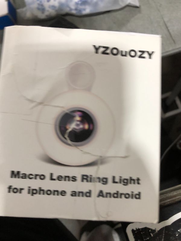 Photo 1 of XINBAOHONG Selfie Ring Light Rechargeable Portable Clip-on Selfie Fill Light with 40 LED for Smart Phone Photography, Camera Video, Girl
