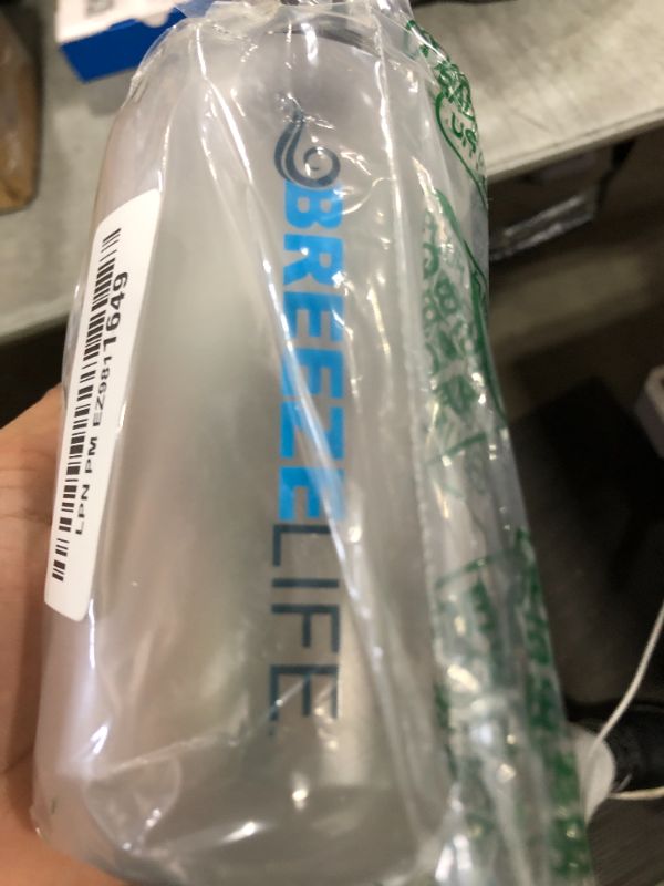 Photo 1 of Breeze Life Replacement Mist Bottle – Fits Original and Rechargeable Mister Breeze Umbrellas, 16 oz, Clear Frosted