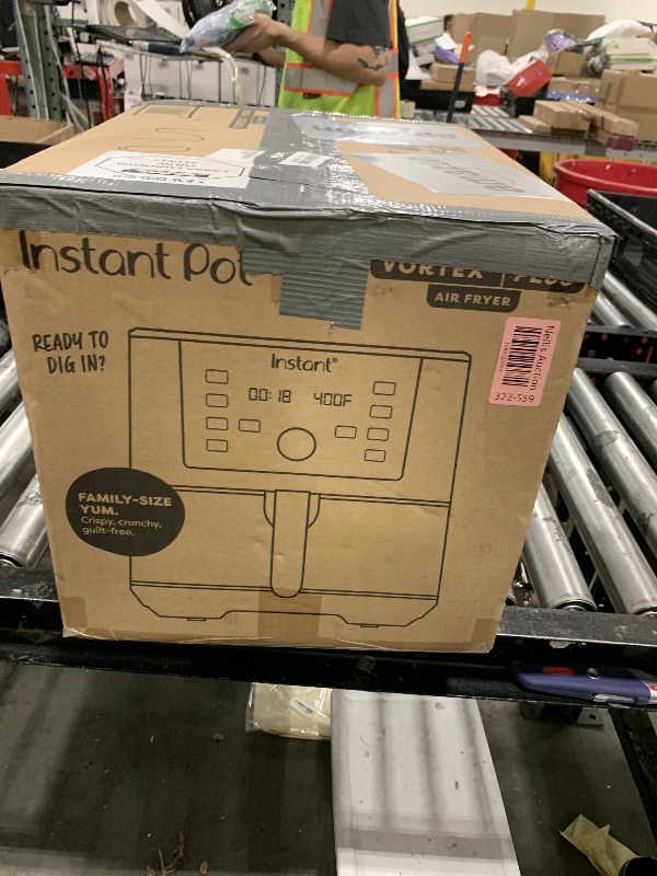 Photo 1 of Instant Pot Vortex Plus 6QT XL Air Fryer, 6-in-1, Broils, Dehydrates, Crisps, Roasts, Reheats, Bakes for Quick Easy Meals, 100+ In-App Recipes, Dishwasher-Safe, from the Makers of Instant Pot, Black