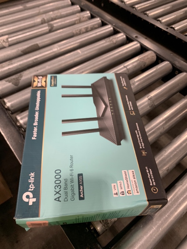 Photo 1 of TP-Link Dual-Band AX3000 Wi-Fi 6 Router Archer AX55 | Wireless Gigabit Internet Router for Home | EasyMesh Compatible | VPN Clients & Server | HomeShield, OFDMA, MU-MIMO | USB 3.0 | Secure by Design