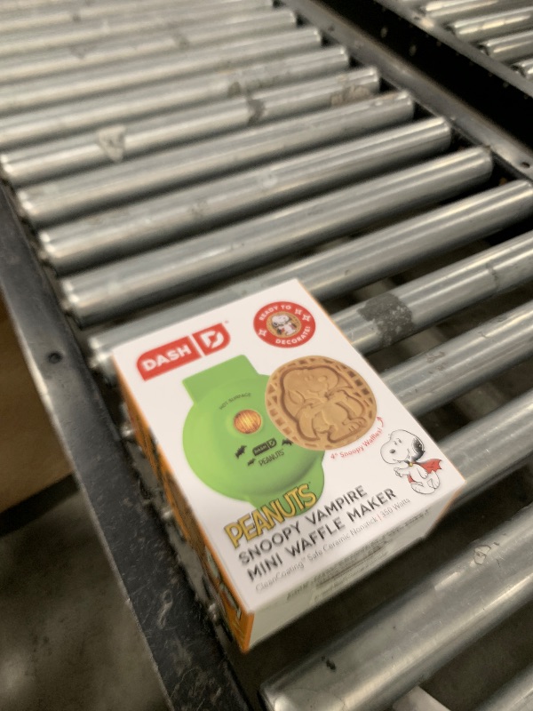 Photo 1 of Peanuts x Dash Snoopy Vampire Mini Waffle Maker