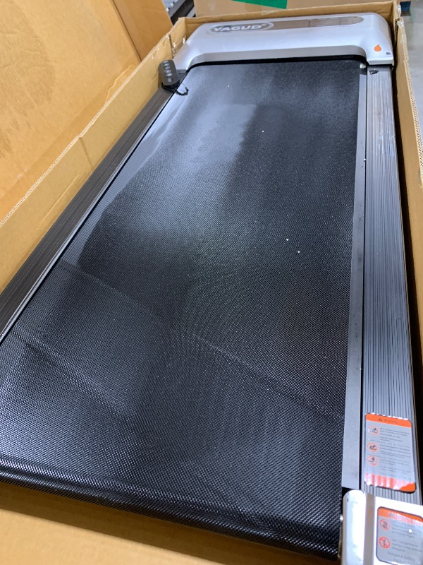 Photo 1 of YAGUD Walking Pad, Under Desk Treadmill for Home Office, 2 in 1 Portable Walking Treadmill with Remote Control, Walking Jogging Machine in LED Display
