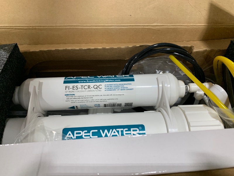 Photo 1 of APEC Water Systems ROES-50 Essence Series Top Tier 5-Stage WQA Certified Ultra Safe Reverse Osmosis Drinking Water Filter System