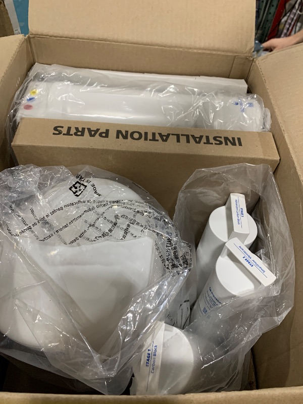Photo 1 of Aquasana SmartFlow™ Reverse Osmosis Water Filter System - High-Efficiency Under Counter RO Removes up to 99.99% of 90 Contaminants, Including Fluoride, Arsenic, Chlorine, and Lead - Chrome Faucet