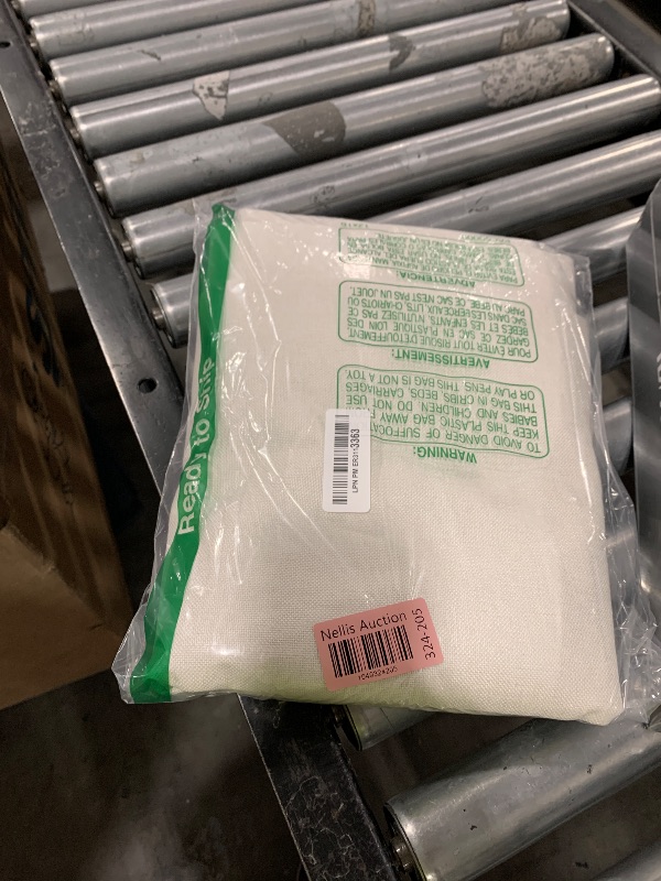 Photo 1 of 100% Blackout Shield Linen Blackout Curtains for Bedroom 95 Inches Long, Back Tab/Rod Pocket Living Room Drapes, Thermal Insulated Blackout Curtains 2 Panels Set, 50" W x 95" L, Light Cream